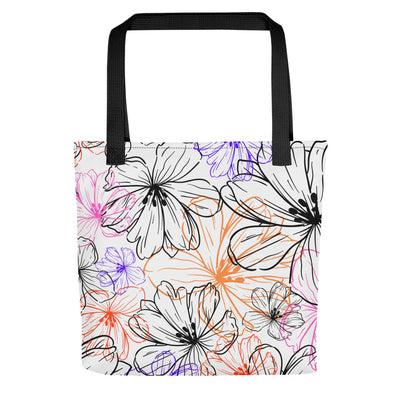 Floral Print Tote bag - Snark-Wear