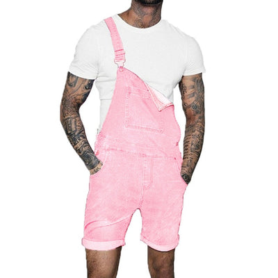 Men's Denim Short Overall - Snark-Wear